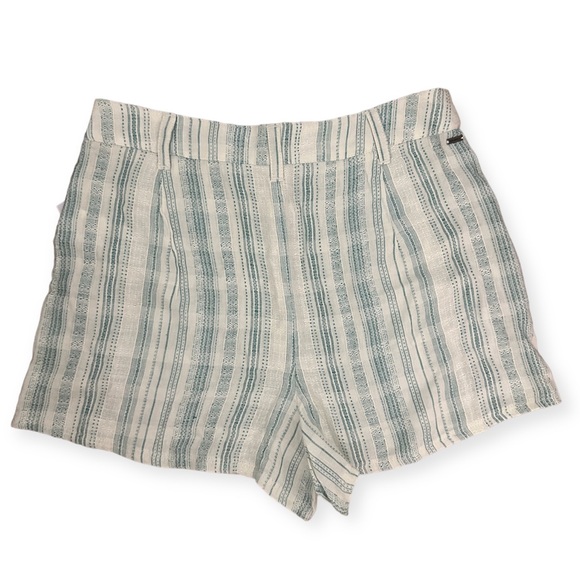 O’Neill Embroidered Emerald Green Stripes Casual Garcia Shorts NWT - Picture 2 of 15